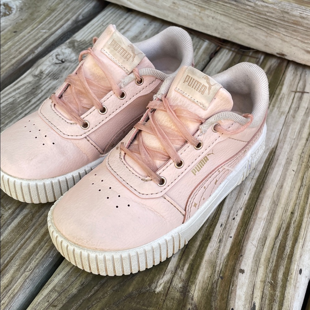 Puma KIDS "Carina" Pink Sneakers Size 9C